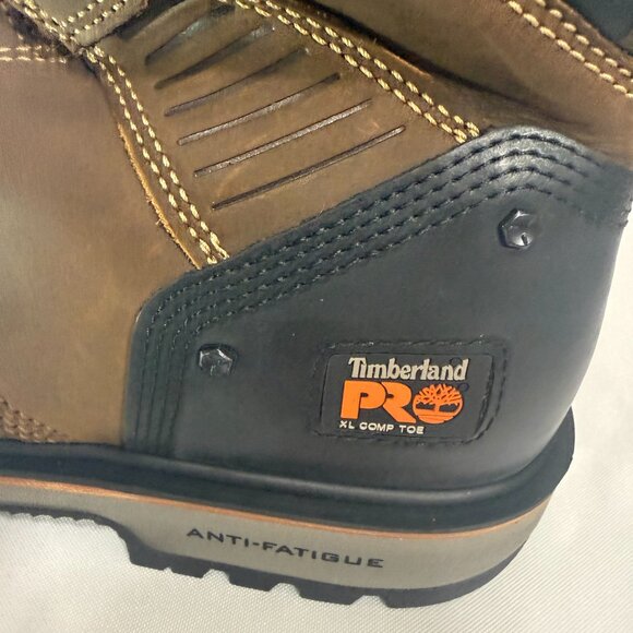 Timberland PRO Ballast 6” Comp Toe Work Boots Brown Mens 10.5 Wide Anti-Fatigue main image 13